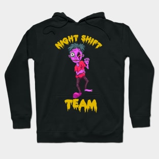 Team Night Shift, Scary Zombie Hoodie